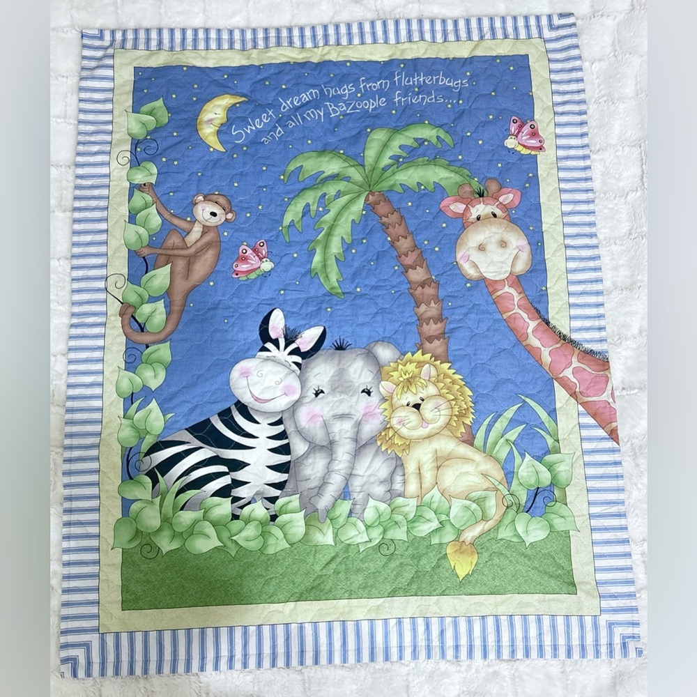 Sweet Dream Hugs From Flutterbugs And All My Bazoople Friends Baby Quilt Blanket